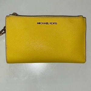 Yellow Michaels Kors Wallet